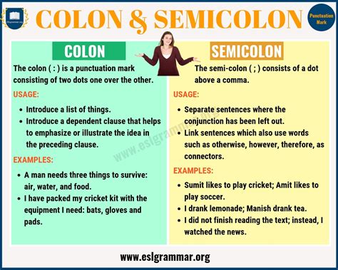 What's The Difference Between Semicolon And Colon | Bibliographic ...