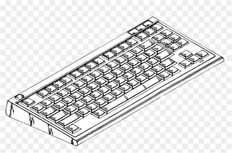 Keyboard Outline Clipart Clipground