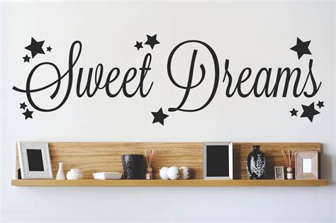 Custom Wall Decal Vinyl Sticker : Sweet Dreams Quote Quotes Wall Decals ...