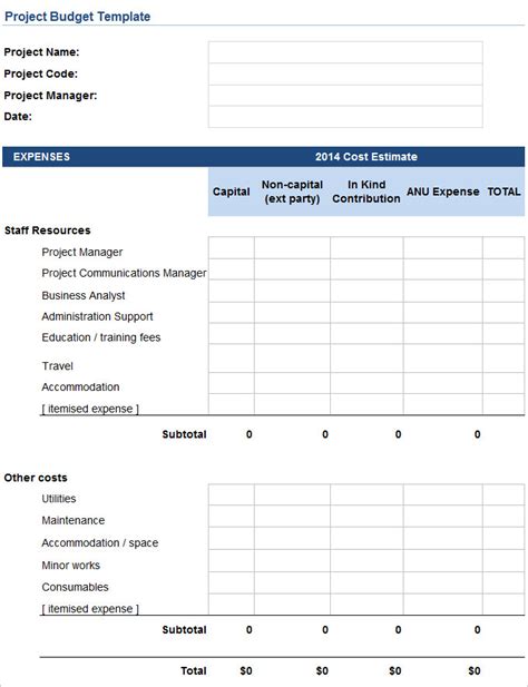 10+ Project Budget Templates - Word, PDF, Excel | Free & Premium Templates