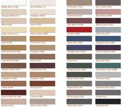 Custom Grout Color Chart | AdinaPorter