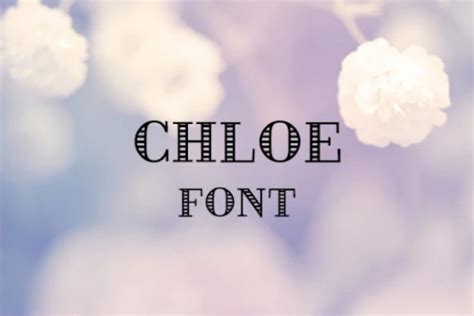 Chloe Font by carina2 · Creative Fabrica