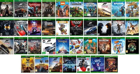 Here's All the Xbox One Games Published by Microsoft that had physical ...