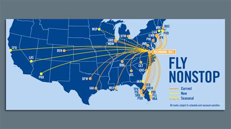 Richmond airport has tons of new nonstop flights - Axios Richmond