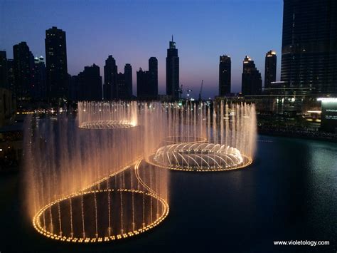 Day 3: Experiencing Dubai’s Dancing Fountain – Violetology