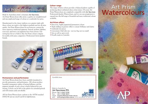 CLEARANCE - Art Spectrum "Art Prism" Student Quality Watercolours ...