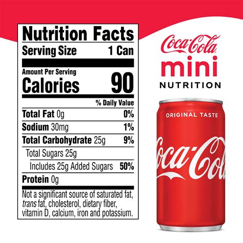 Coca Cola 20 Oz Nutrition Facts