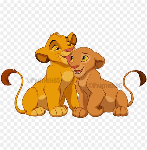 Lion Nala Simba Drawing Fan Art - Simba And Nala Not Transparent PNG ...