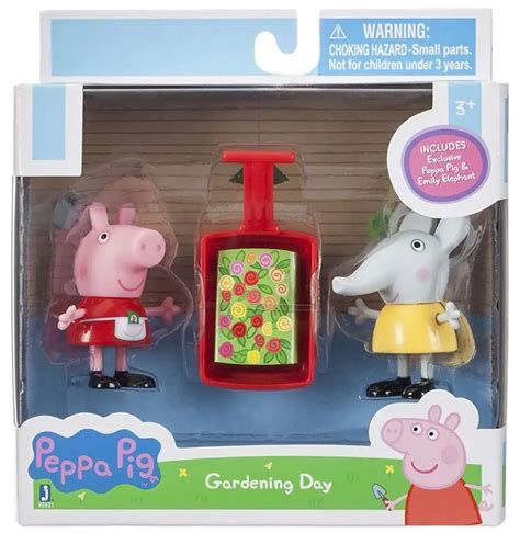 Peppa Pig Gardening Day Mini Figure 2-Pack Jazwares - ToyWiz