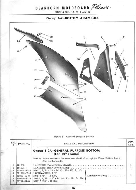 Ford 101 Plow Parts Diagram - alternator