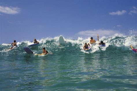 Surfing Bondi Beach Sydney New South Wales Australia