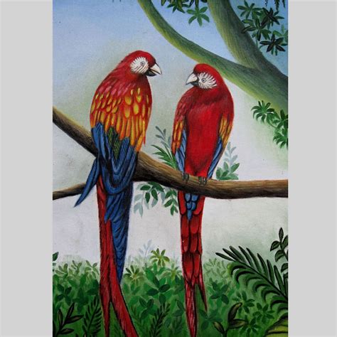 Oil/Bird Painting – Art Home