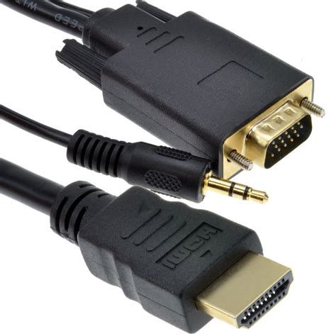 kenable HDMI to SVGA with Audio PC or Laptop to Monitor TV Video Ca...