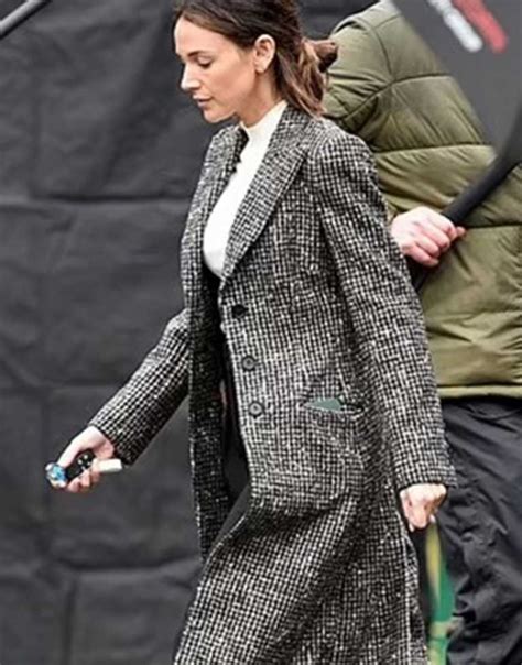 Fool Me Once 2023 Michelle Keegan Grey Trench Coat | Maya Coat