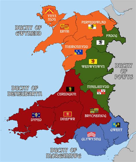 Kingdom of Wales - Alternate History Map by AMCAlmaron on DeviantArt