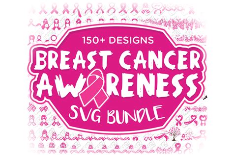 Breast Cancer Awareness SVG in SVG, DXF, PNG, EPS, JPEG (141908) | Cut ...