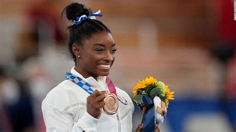 Simone Biles speaks out after winning bronze medal at Tokyo Olympics ...