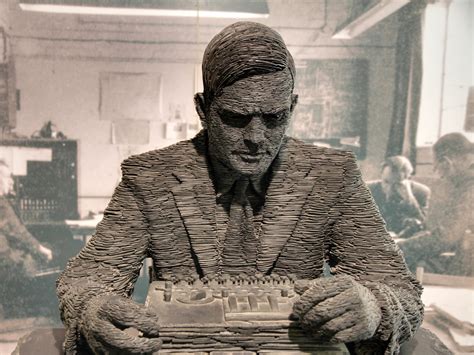 Turing | Statue of Alan Turing in Bletchley Park. Alan Turin… | Flickr