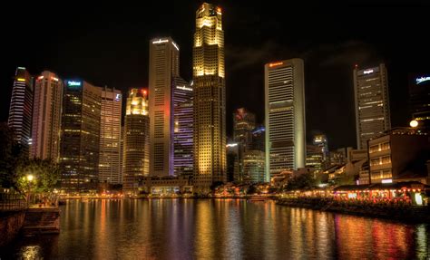 Free Images : landscape, sky, skyline, night, city, skyscraper, river ...