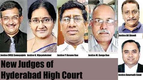 6 New Judges Of Hyderabad High Court Take Charge