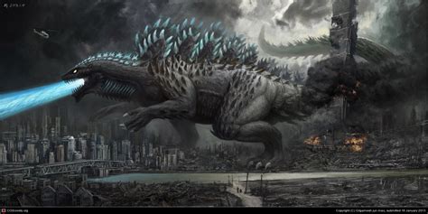 Concept art de Godzilla 2014?