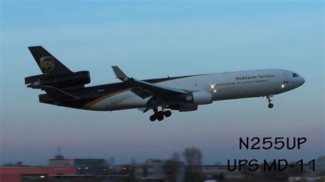 UPS - McDonnell Douglas MD-11 landing at Warsaw Chopin Airport - YouTube