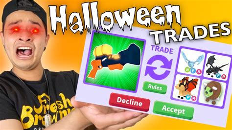 Trading Only Halloween Candy Cannons in Adopt Me! - YouTube