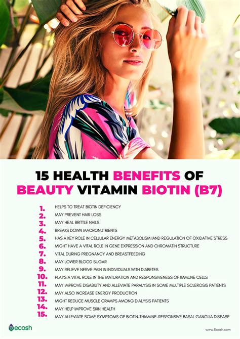 BIOTIN (VITAMIN B7) - 15 Health Benefits and 24 Biotin Rich Foods - Ecosh