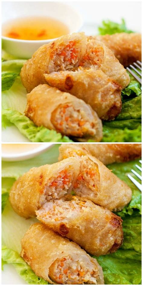 Vietnamese Egg Rolls (Cha Gio) - the BEST egg rolls ever deep-fried to ...