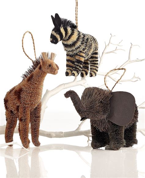 Safari Animals Christmas Decorations