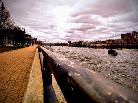 Manchester river walk this afternoon. : r/newhampshire