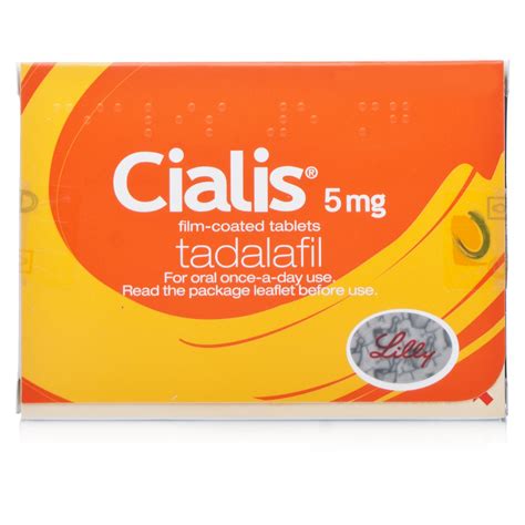 Cialis (tadalafil) 5mg Tablets | Erectile Dysfunction | Chemist Direct