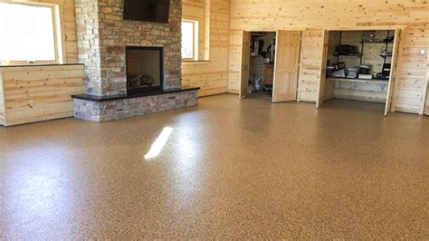 Polyaspartic Floor Coating Installed in Eagan, MN - Slide-Lok