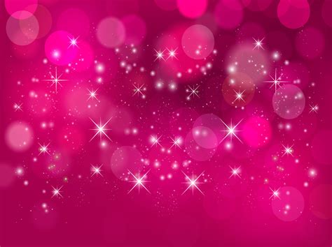 Neon Pink Sparkles Background