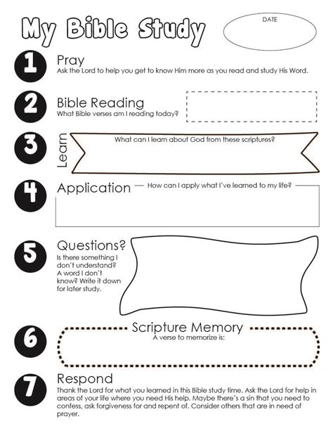 Bible Study Guide For Kids FREE Printable - Wildly Anchored // Faith ...