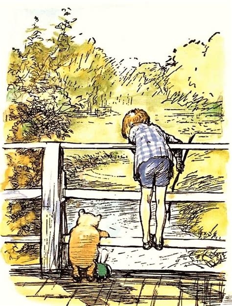 E. H. Shepard. Ilustracja do ,,Kubusia Puchatka". A. A. Milne. 1926 r ...