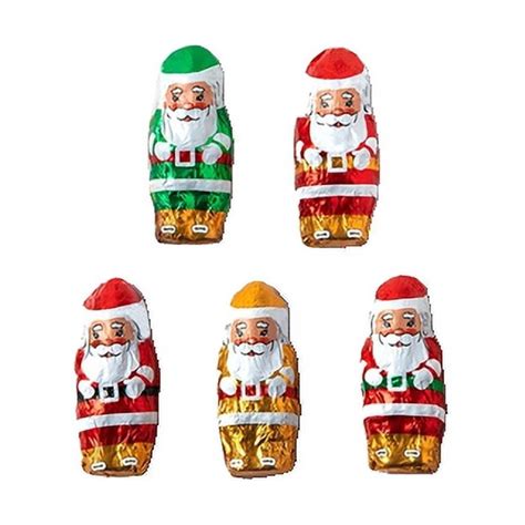 Madelaine Miniature Foil Wrapped Chocolate Santas - Bulk Bags - Walmart.com