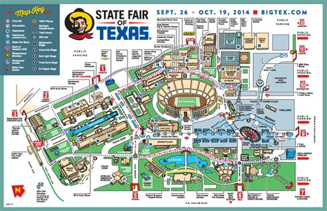 Map Of Texas State Fair