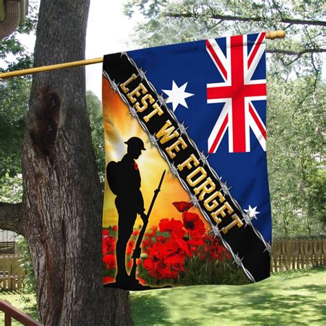 Remembrance Day Lest We Forget Australia Veteran Flag