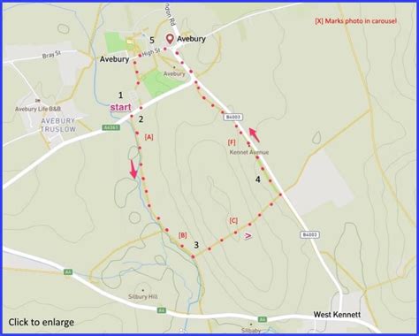 An easy circular walk around Avebury in Wiltshire. Guide, no ads!