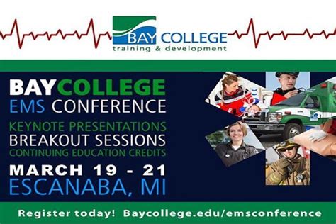 BAY DE NOC COMMUNITY COLLEGE: Bay College Cancels EMS Conference ...