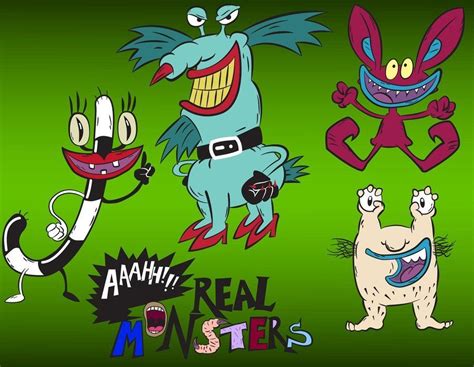 Pin by Claudia Barra on CARICATURAS | Real monsters cartoon, Real ...