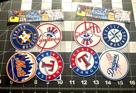 MLB STICKERS | Etsy