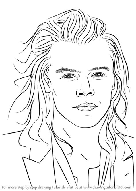 pictures of harry styles to draw - howtoglowupin10days