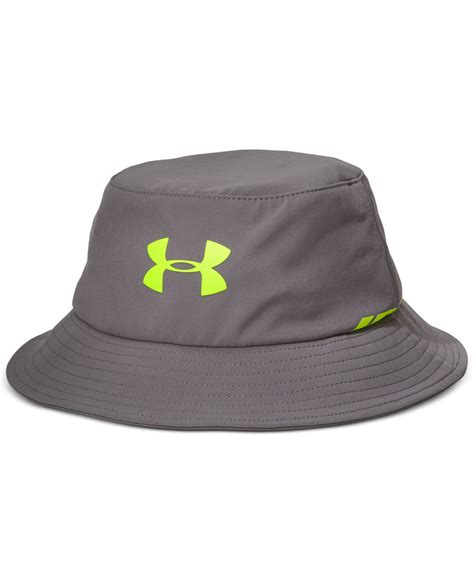 Under Armour Elements Water-Resistant Golf Bucket Hat in Gray for Men ...