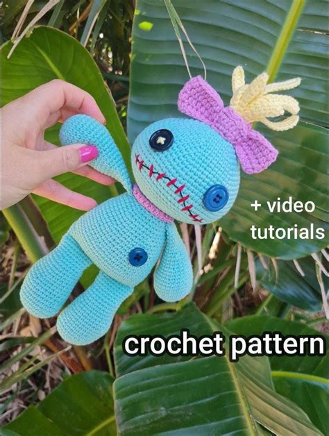 Scrump Pattern, Rag Doll, Lilo Doll, Scrump Crochet Pattern - Etsy