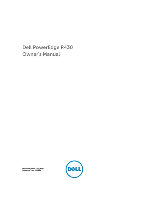 Dell PowerEdge R430 Technical Guide | Manualzz