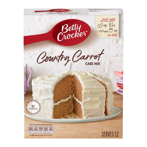 Betty Crocker Country Carrot Cake Mix 425g | Hobbycraft