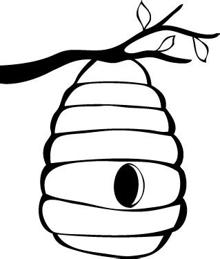 Beehive Outline - ClipArt Best