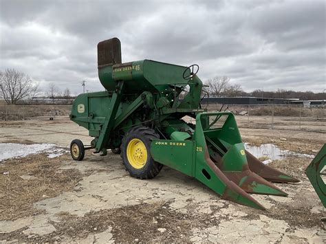 1963 John Deere 45 Combine at Gone Farmin' Spring Classic 2023 as F233 ...